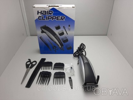 Профессиональный триммер для стрижки HAIR CLIPPER HC-450 PRO. Использован качест. . фото 1