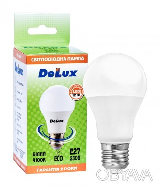 Лампа світлодіодна DELUX BL60 12Вт 4100K Е27 білий
Код товару: 90020466
Потужніс. . фото 1