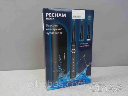 Електрична зубна щітка Pecham Black Travel
Оприлюднена трьома насадками з кругли. . фото 1