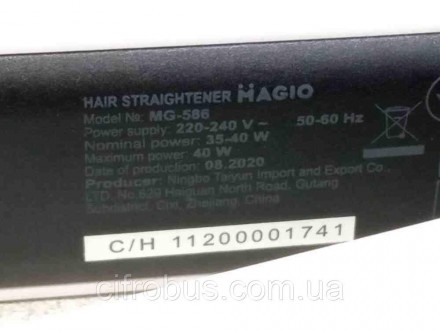 Щипцы для волос Magio MG-586
Модель выполнена в чрезвычайно стильном корпусе и и. . фото 7
