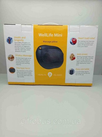 Массажная подушка WellLife Mini
Массажная подушка WellLife Mini от компании Heal. . фото 3