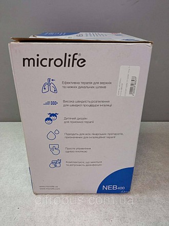 Компрессорный небулайзер Microlife Neb 400 изготовлен в милом детском дизайне. П. . фото 5