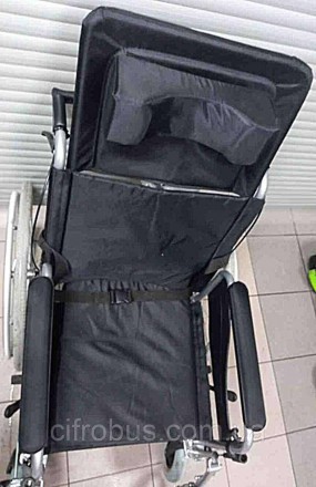 інвалідна коляска типу релайнер із можливістю відкинути сидіння в положення лежа. . фото 4