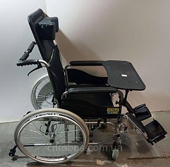 інвалідна коляска типу релайнер із можливістю відкинути сидіння в положення лежа. . фото 6