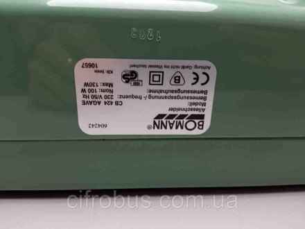 Скиборізка Б/У Bomann CB 424. . фото 7 Bomann CB 424 Пластиковий слайсер
Внимание! Комісійний товар. Уточнюйте наявніст. . фото 7