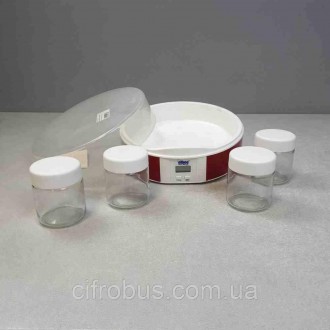 Йогуртницы Б/У Elbee Creamy 24801. . фото 3 Потужність: 15 Вт;
Номінальна напруга, В/частота, Гц — 220-240 В/50 Гц.
Приготув. . фото 3