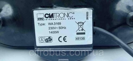 Мощности вафельницы Clatronic WA 3169 в 1400 Вт будет вполне достаточно, чтобы з. . фото 3