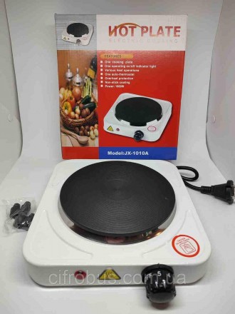 Кухонна плита Б/У Hot Plate JX-1010A 1000W. Київ. фото 1 Кухонна плита Б/У Hot Plate JX-1010A 1000W. Київ. фото 1