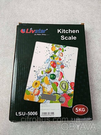 Ваги кухонні Livstar LSU-5006 мають компактний розмір, але витримують навантажен. . фото 1