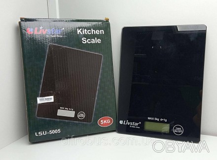 Ваги кухонні Livstar LSU-5005 мають компактний розмір, але витримують навантажен. . фото 1