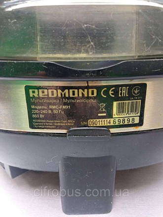 Мультиварка Redmond RMC-FM91 Black MasterFry поміщена в міцний корпус оптимальни. . фото 8