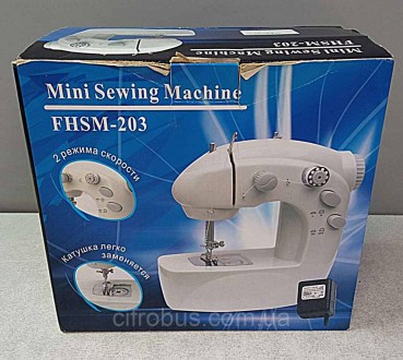 Швейная машина Mini Sewing Machine FHSM-203, компактная, для домашнего использов. . фото 6