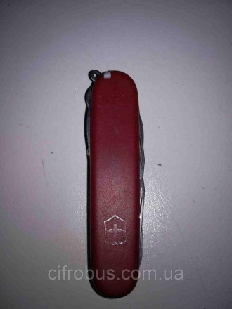 Складаний багатофункціональний ніж від Victorinox. Червона пластикова ручка. Фун. . фото 2