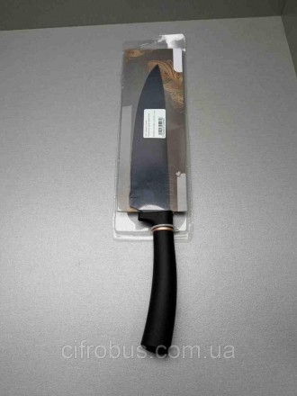 Нож кухонный черное лезвие 53884
Внимание! Комиссионный товар. Уточняйте наличие. . фото 4