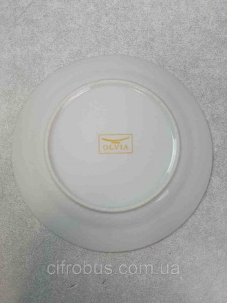 Набор десертных тарелок с блюдом і лопаткою Olvia LX 3110. Десертные тарели 6шт . . фото 7