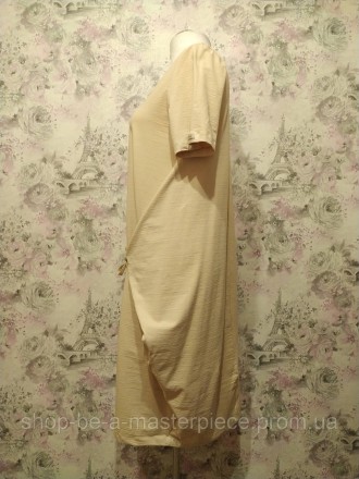 Власне виробництво
Сукня у стилі бохо (вільного крою)
Горловина з необробленим к. . фото 7