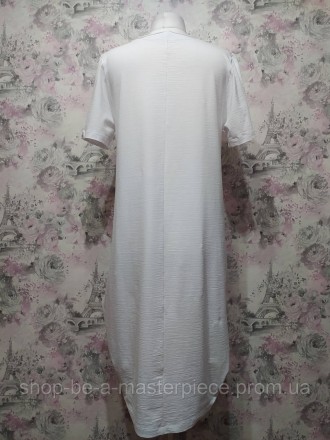 Власне виробництво
Сукня у стилі бохо (вільного крою)
Горловина з необробленим к. . фото 8