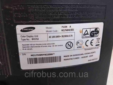 Монитор Б/У Samsung SyncMaster 710N. Киев. фото 1 Монитор Б/У Samsung SyncMaster 710N. Киев. фото 1