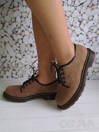 Туфлі жіночі коричневі еко-замша на низькій підошві b-105
Колір - коричневий (є . . фото 1