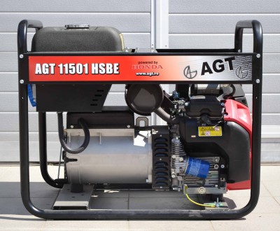  Бензиновый генератор AGT 11501 HSBE R16 Класс: бытовой Количество цилиндров: 1 . . фото 3
