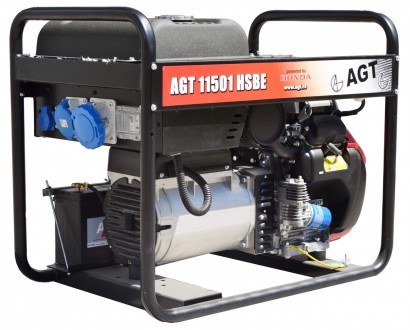  Бензиновый генератор AGT 11501 HSBE R16 Класс: бытовой Количество цилиндров: 1 . . фото 2