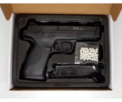 Пружинная модель пистолета Smith&Wesson M&P Galaxy G51.
Отличный подарок сыну, д. . фото 4