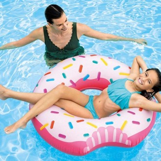 Надувной плавательный круг Intex - незаменимый аксессуар для яркого отдыха на во. . фото 4