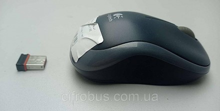 Бездротова миша, інтерфейс USB, для ноутбука, світлодіодна, 3 клавіші, роздільна. . фото 4