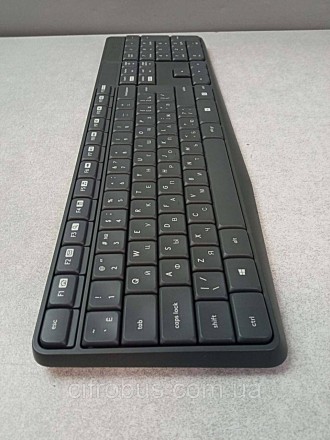 бездротові клавіатура та миша, інтерфейс USB, для настільного комп'ютера, класич. . фото 4