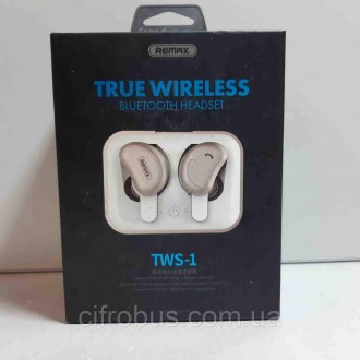 Remax True Earphone TWS-1 - це ергономічні навушники типу вклади, виконані в які. . фото 2