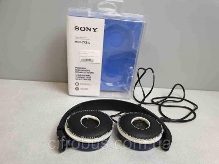 Sony MDR-ZX310 навушники, накладні, чутливість 98 дБ/мВт, імпеданс 24 Ом, вага 1. . фото 2