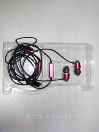 Навушники з мікрофоном, вставлені (затички), чутливість 98 дБ, імпеданс 16 Ом, р. . фото 3