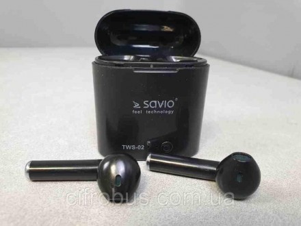 Бездротові навушники Savio TWS-02 — це ідеальне рішення для активних людей, а та. . фото 3