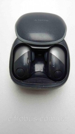 Навушники TWS Sony WF-SP700N Black обладнані технологією шумозаглушення, яка бло. . фото 4