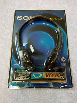 Навушники Sony MDR-023 — це легкі класичні навушники з закриваною головкою, які . . фото 5