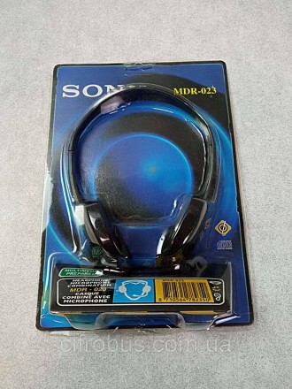 Навушники Sony MDR-023 — це легкі класичні навушники з закриваною головкою, які . . фото 2
