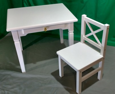 Продам детский комплект стол и стул.
Высота столика 50 см, столешница 50 см x 6. . фото 2