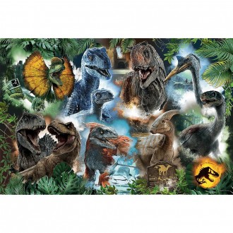 Пазлы Любимые динозавры Мир динозавров от производителя Trefl Одним из самых инт. . фото 3