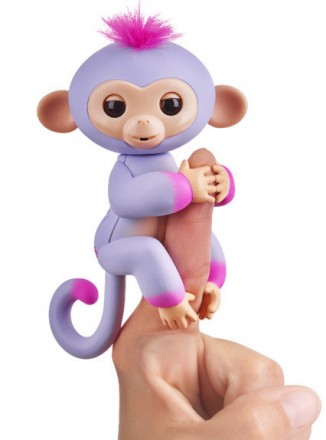 Інтерактивна мавпочка FINGERLINGS BABY MONKEY
Дивовижна іграшка, яка реагує на д. . фото 3