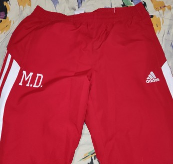 Спортивные штаны Adidas, размер-L, пояс 43-50см, длина-103см, по внутреннему шву. . фото 4