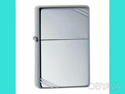 Запальничка бензинова Zippo 260 HIGH POLISH CHROME (Хромована глянсова). Хромова. . фото 1