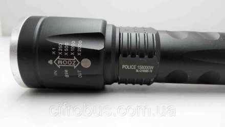 POLICE Q1898B-T6 – новый мощный светодиодный аккумуляторный фонарь со светодиодо. . фото 4