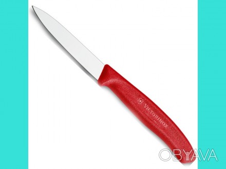 Нож кухонный Victorinox SwissClassic - нож для работы с овощами. Острое лезвие к. . фото 1