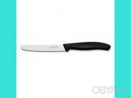 Нож кухонный Victorinox 6.7833 выполнен в черном цвете, который по достоинству о. . фото 1