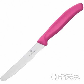 Нож кухонный Victorinox 6.7836L115 выполнен в розовом цвете, который по достоинс. . фото 1
