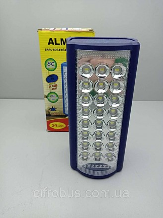Аварійний акумуляторний ліхтар лампа Almina DL-2424 з функцією Power bank перено. . фото 2