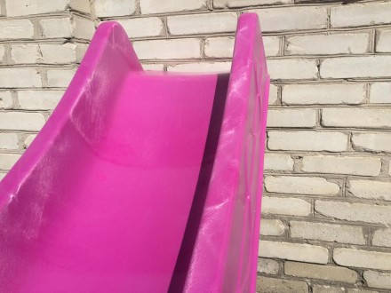 Гірка для дітей пластиковий слизький спуск 3 м. Колір фіолетовий. Виробництво Бе. . фото 7