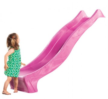 Гірка для дітей пластиковий слизький спуск 3 м. Колір фіолетовий. Виробництво Бе. . фото 3