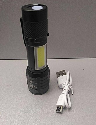 Police BL 511 COB usb micro charge
Модель ліхтаря BL-510 — унікальний яскравий у. . фото 4