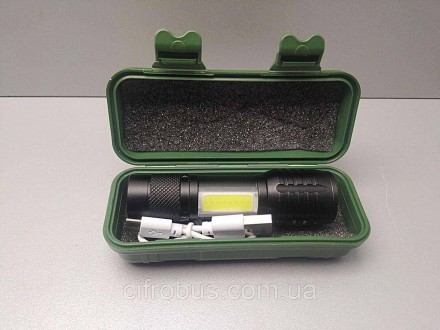 Police BL 511 COB usb micro charge
Модель ліхтаря BL-510 — унікальний яскравий у. . фото 3